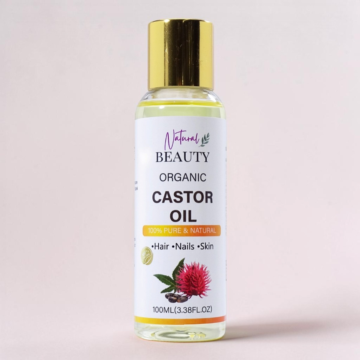 NaturalBeauty Organic Castor Oil 100ml