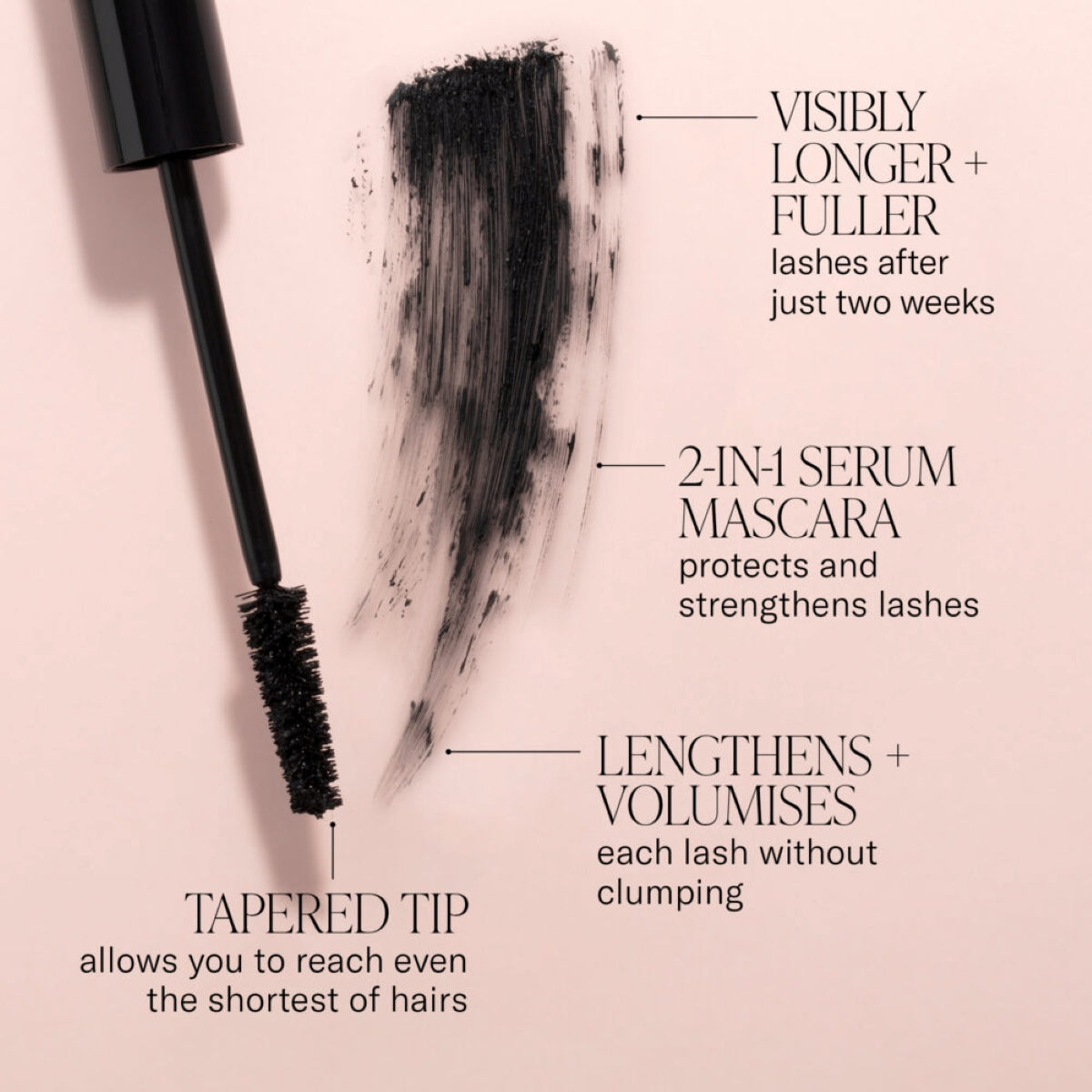 Mii SuperBoost Lash Lover Serum Mascara - Black