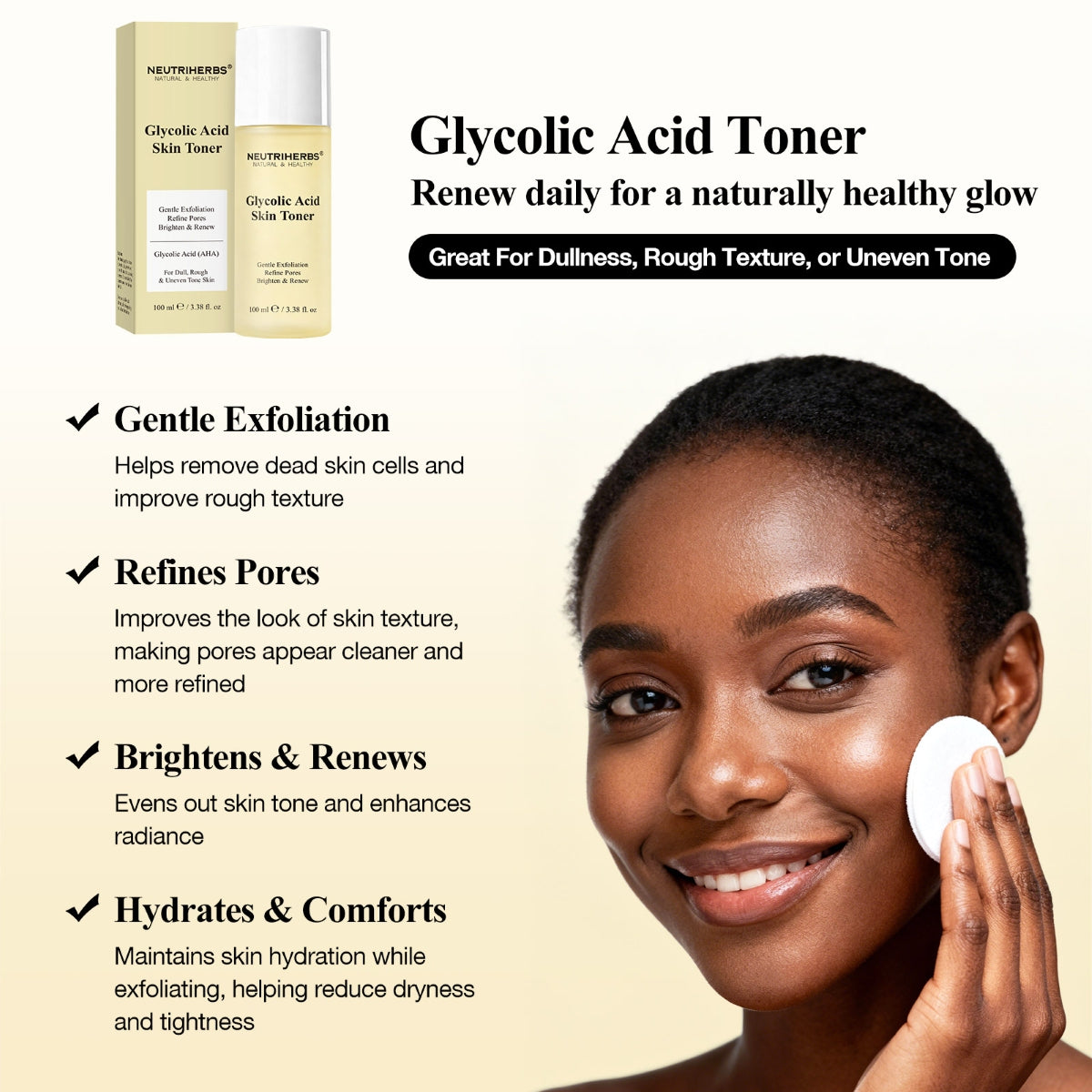Neutriherbs® Glycolic Acid Skin Toner 100ml
