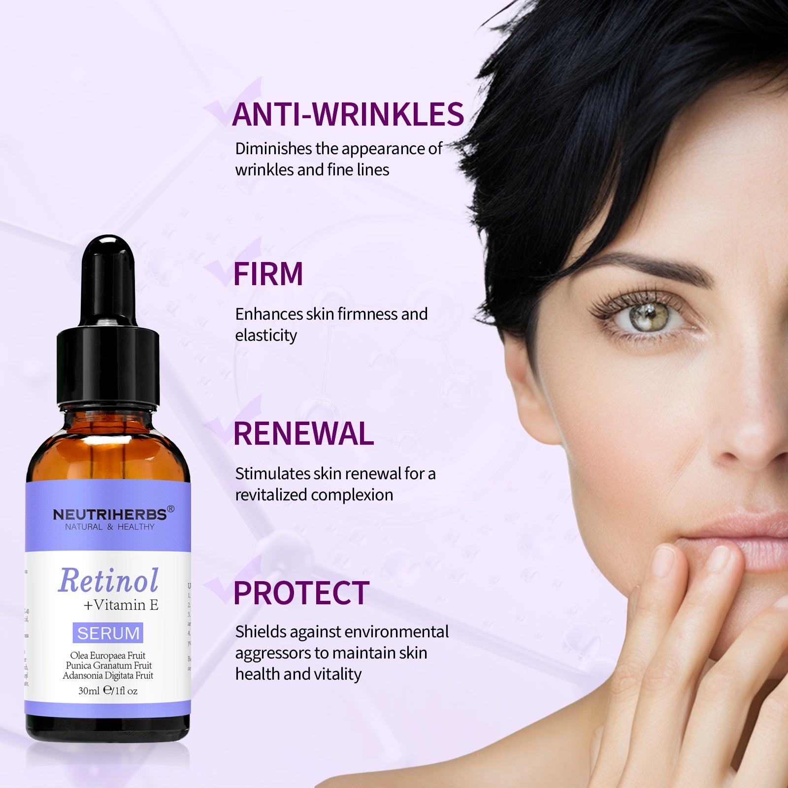 Neutriherbs® Retinol + Vitamin E Serum 0,5% | 30ml