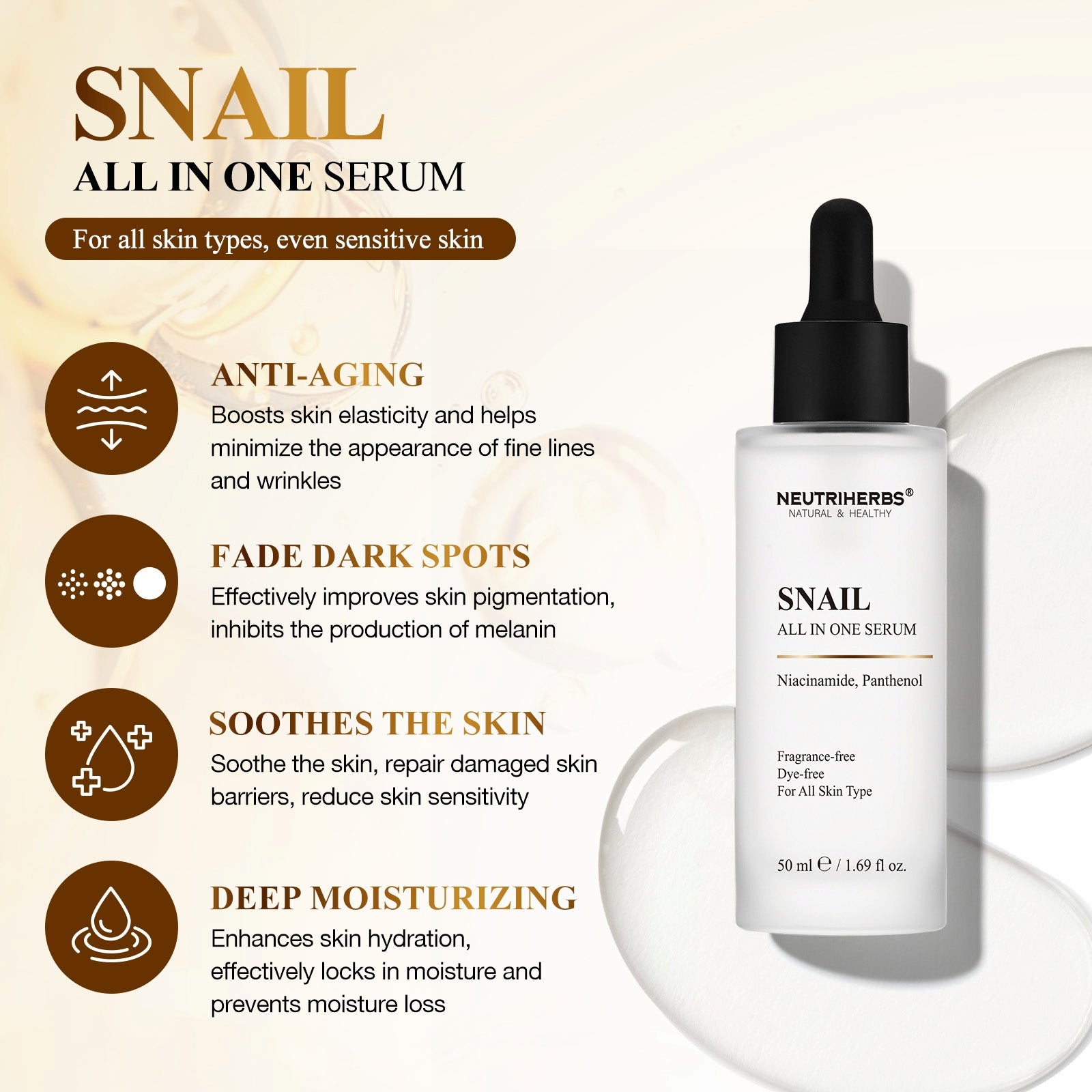 Neutriherbs® Snail All In One Serum 50ml