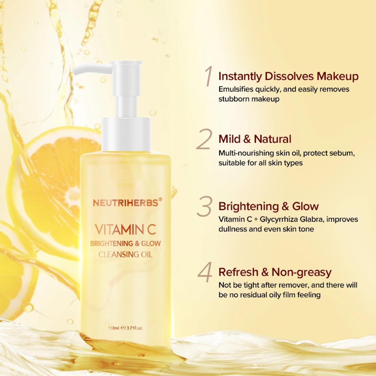 Neutriherbs® Vitamin C Cleansing Oil 110ml