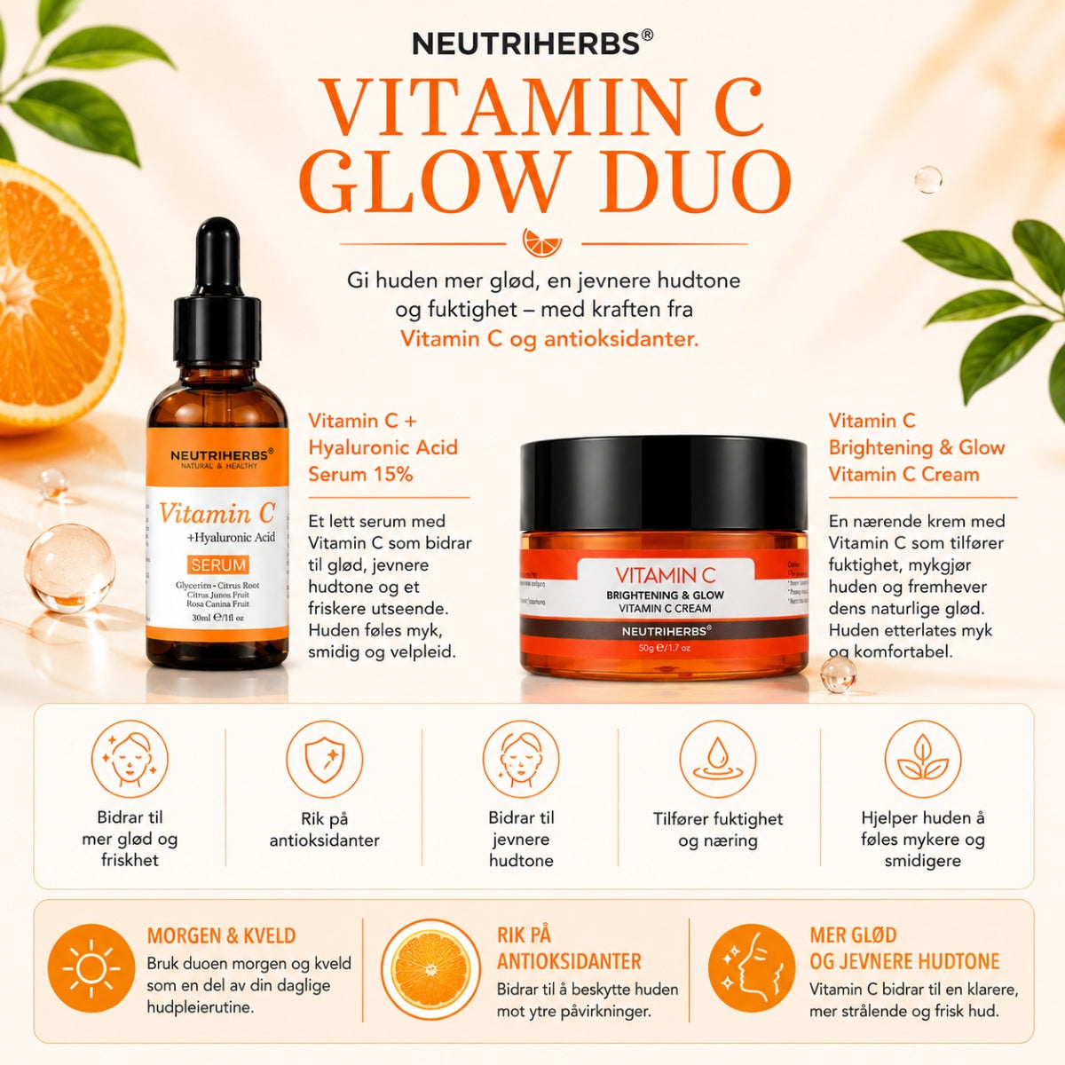 Neutriherbs® Vitamin C Glow Duo Bundle