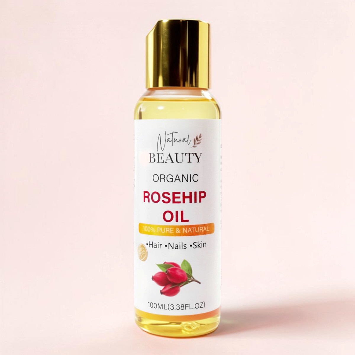 NaturalBeauty Organic Rosehip Oil 100ml