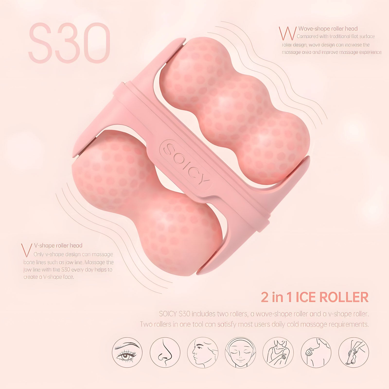 Soicy Skin Gym Everyday Ice Roller S30