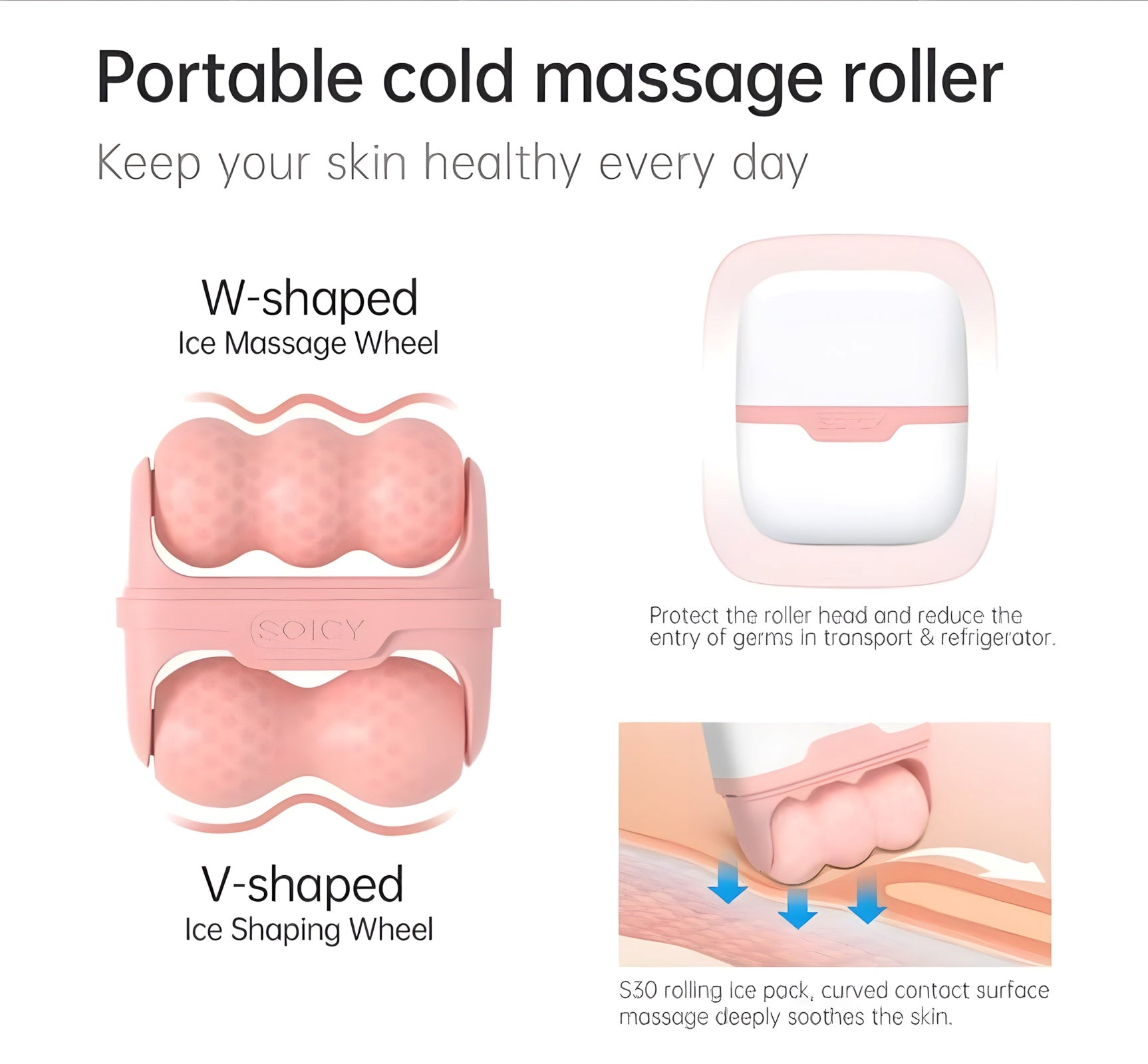 Soicy Skin Gym Everyday Ice Roller S30