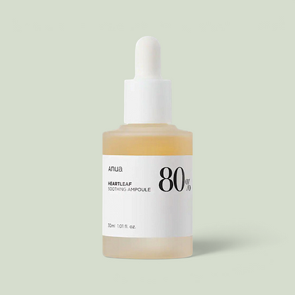 ANUA Heartleaf 80% Soothing Ampoule 30ml