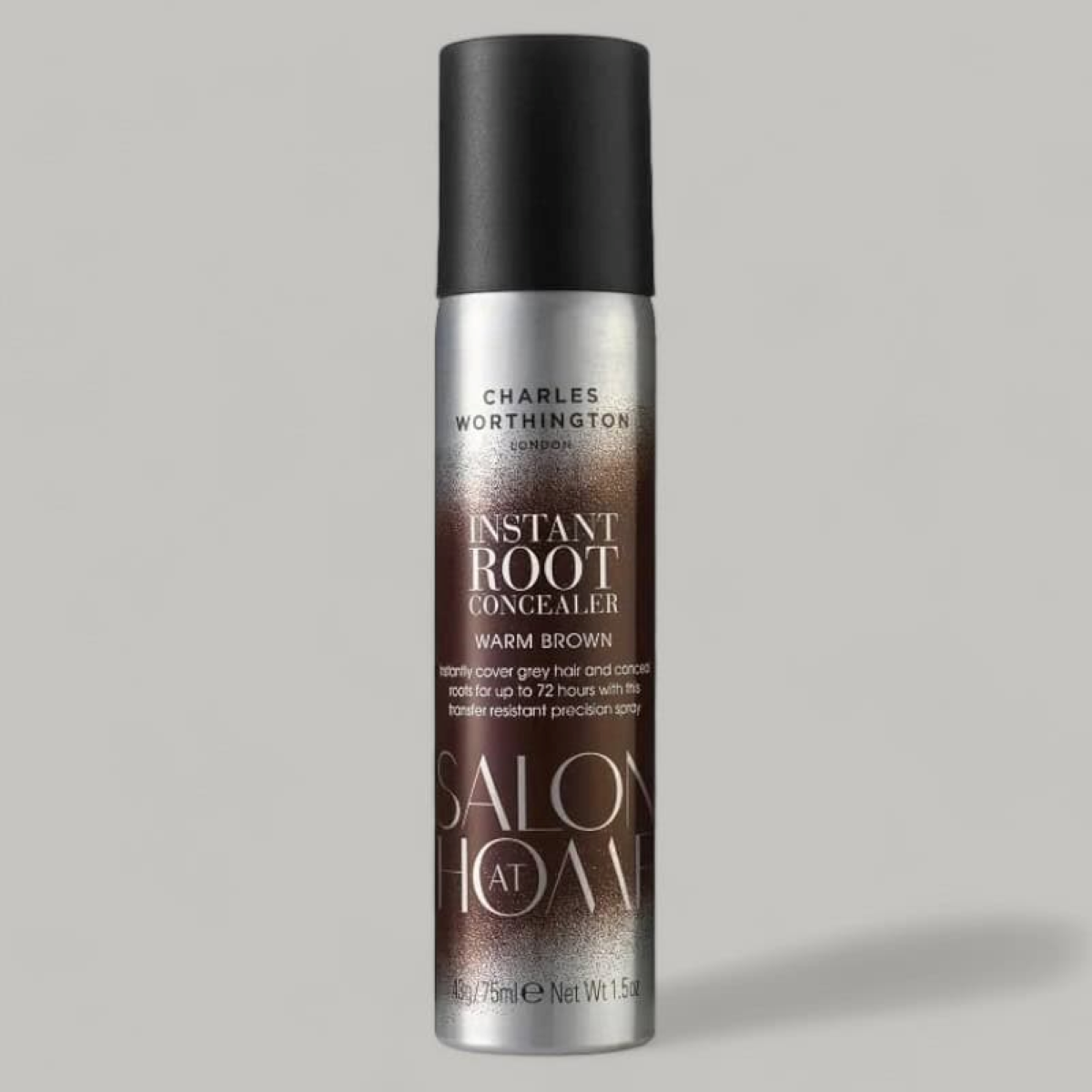 Charles Worthington Instant Root Concealer Warm Brown 75ml