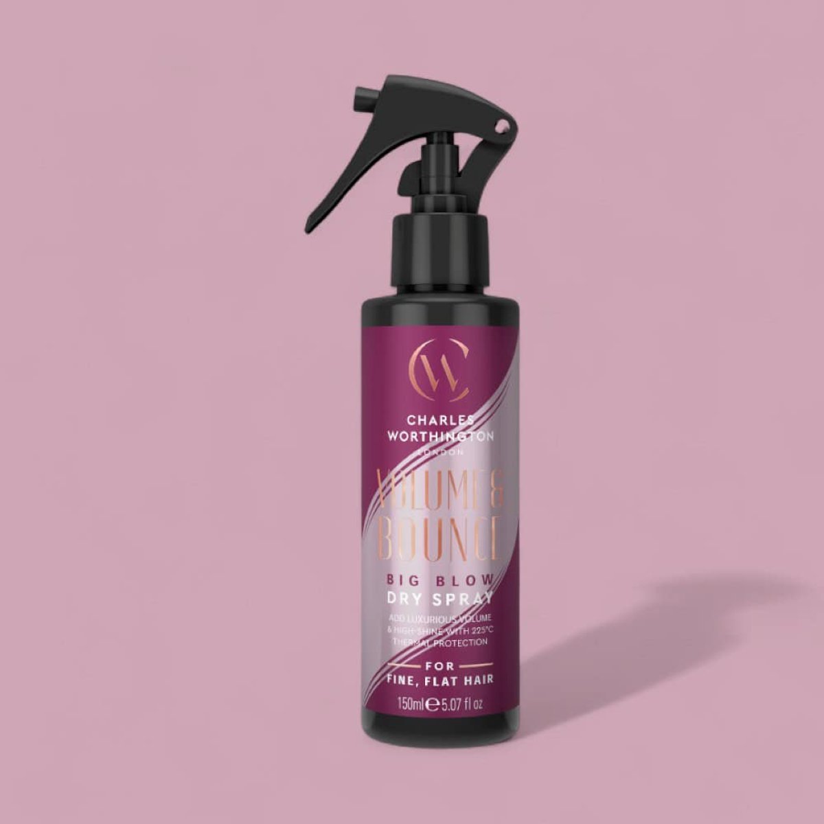 Charles Worthington Volume &amp; Bounce Big Blow Dry Spray 150ml