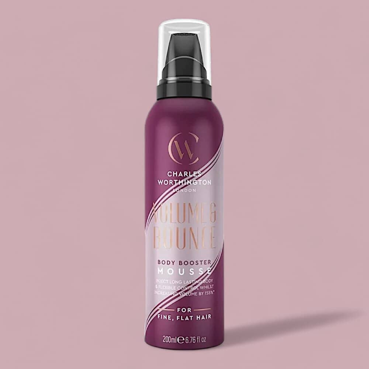 Charles Worthington Volume &amp; Bounce Body Booster Mousse 200ml