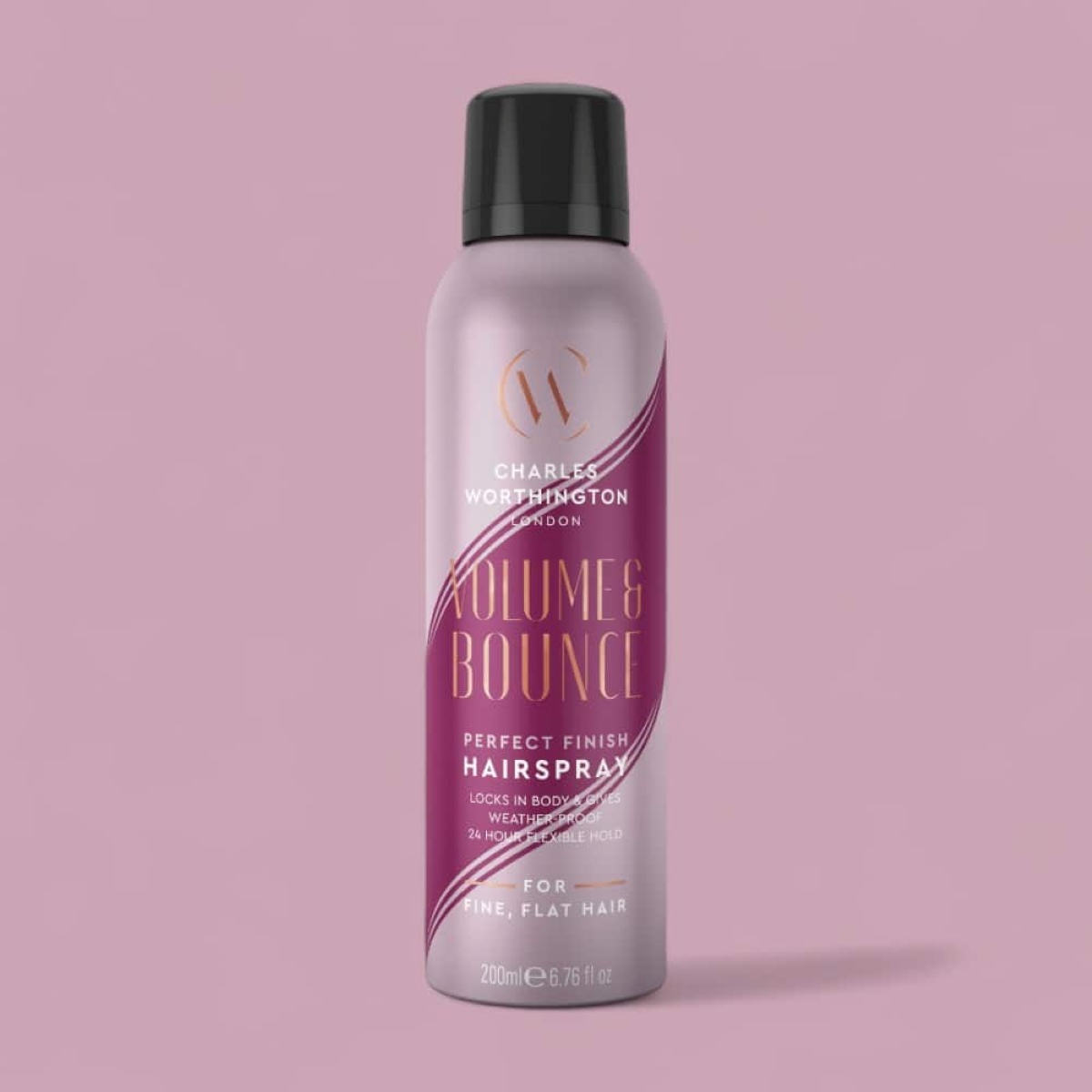 Charles Worthington Volume &amp; Bounce Perfect Finish Hairspray 200ml