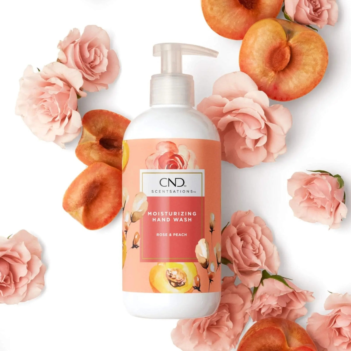 CND™ Moisturizing Hand Wash Rose &amp; Peach 390ml