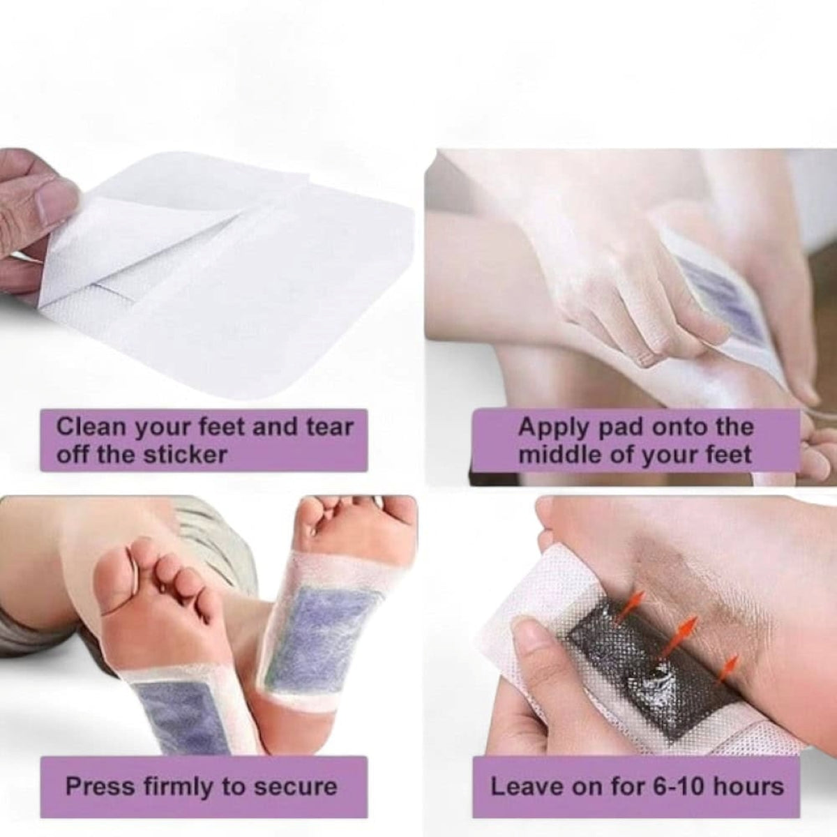 Detox Foot Patch Lavendel - Fotplaster med Lavendel