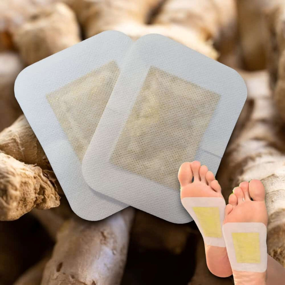 Detox Foot Patch Ginger - Fotplaster med Ingefær