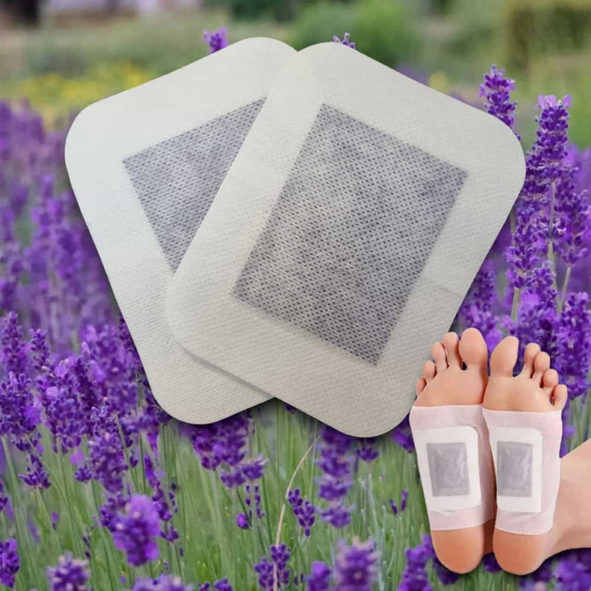 Detox Foot Patch Lavendel - Fotplaster med Lavendel