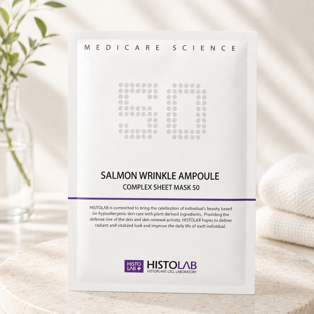 HISTOLAB Salmon Wrinkle Ampoule Complex Sheet Mask 50