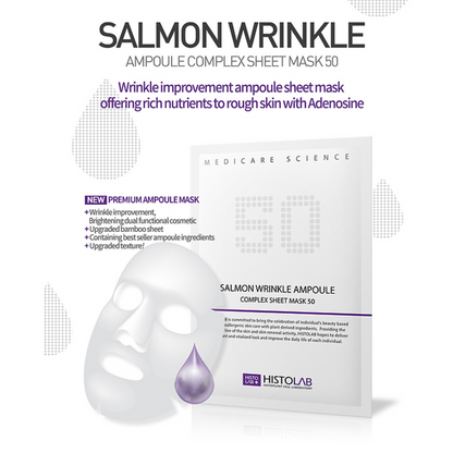 HISTOLAB Salmon Wrinkle Ampoule Complex Sheet Mask 50