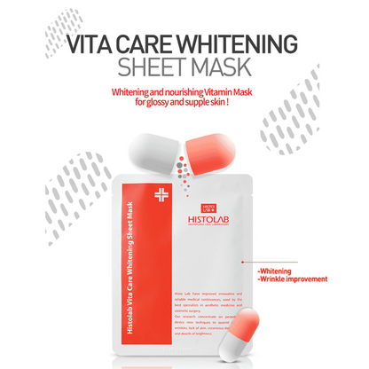 HISTOLAB Vita Whitening Sheet Mask Red
