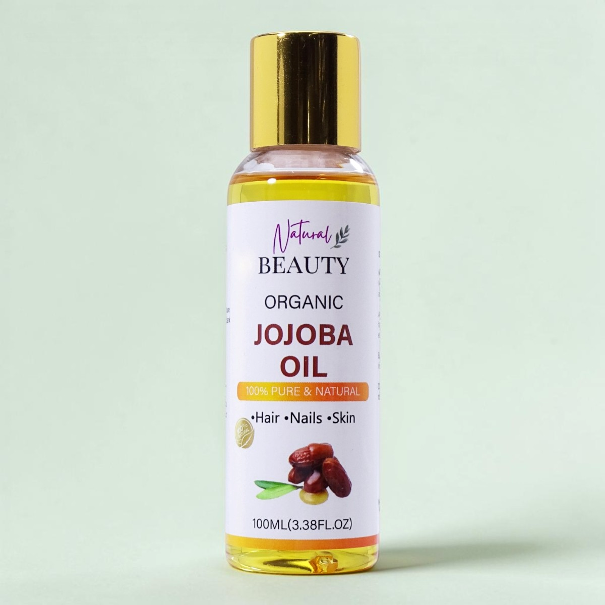 NaturalBeauty Organic Jojoba Oil 100ml