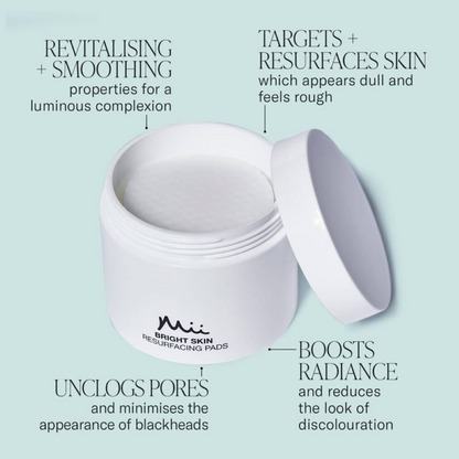 Mii Bright Skin Resurfacing Pads 50stk