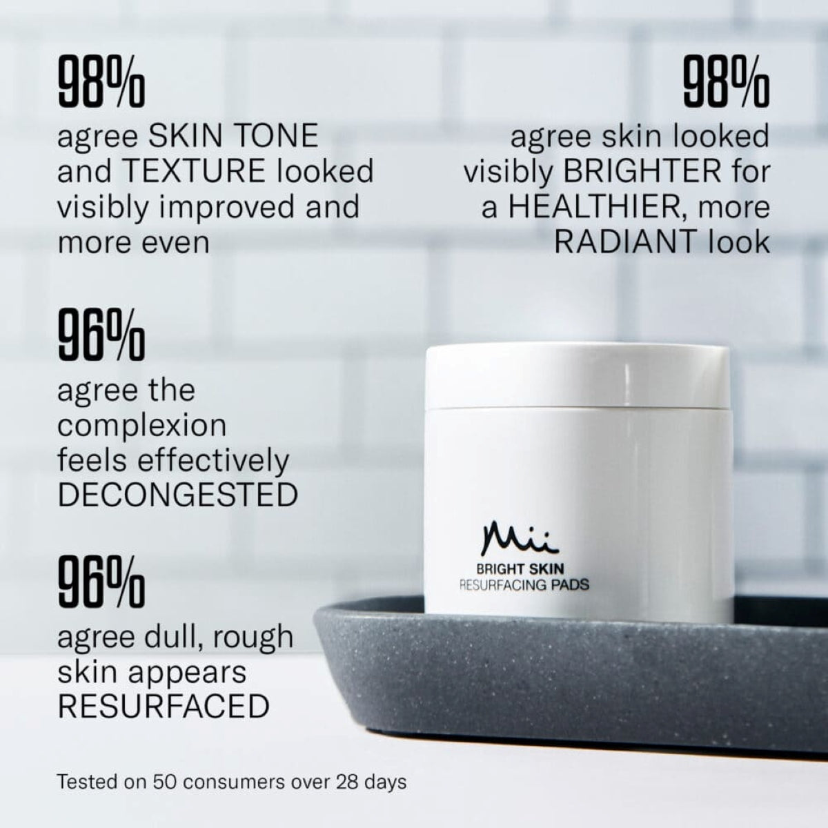 Mii Bright Skin Resurfacing Pads 50stk