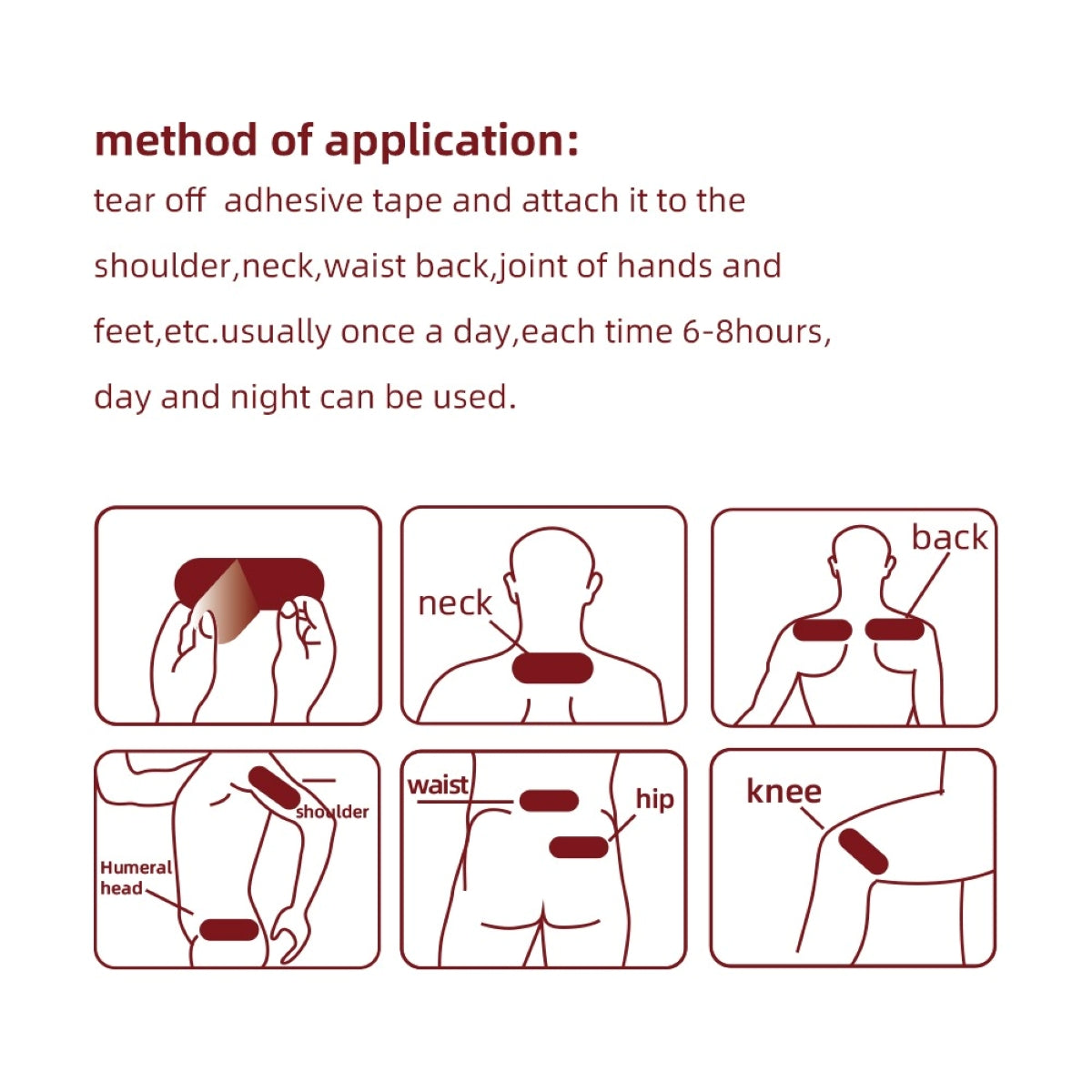 Moxibustion Heating Patch - Selvvarmende Plaster