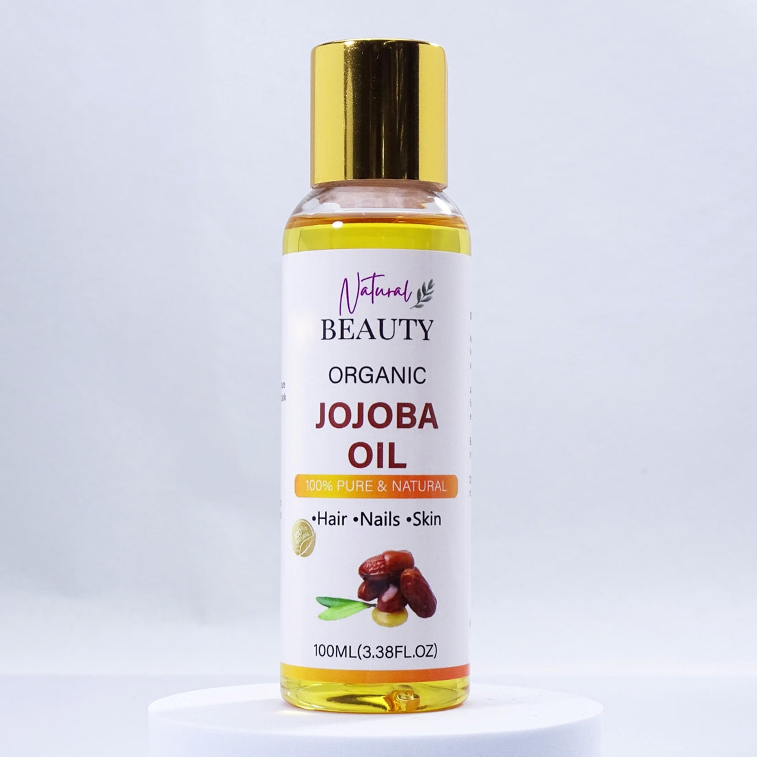 NaturalBeauty Organic Jojoba Oil 100ml