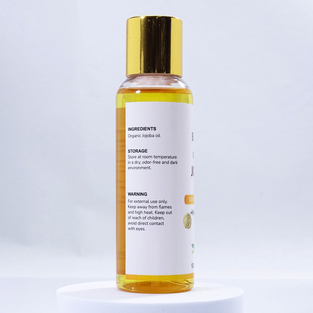 NaturalBeauty Organic Jojoba Oil 100ml