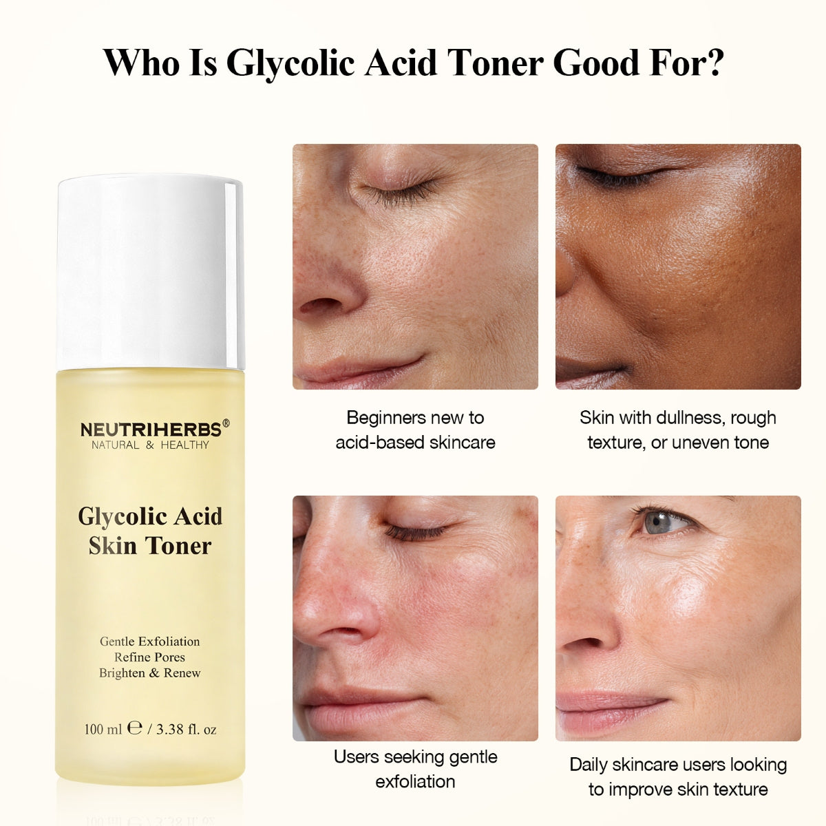 Neutriherbs® Glycolic Acid Skin Toner 100ml