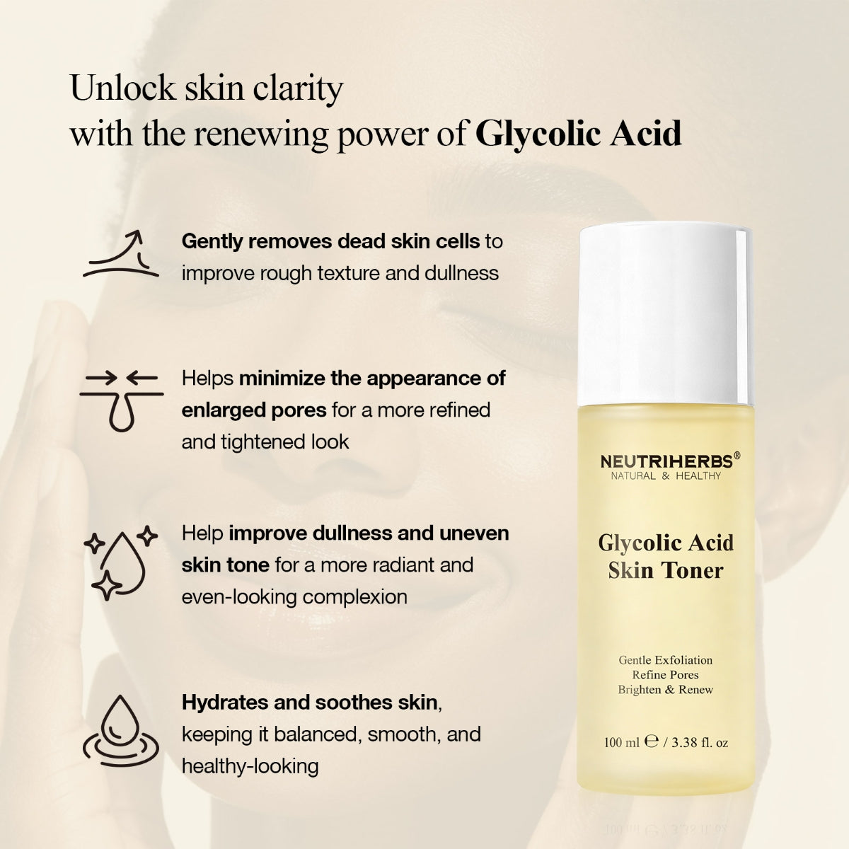 Neutriherbs® Glycolic Acid Skin Toner 100ml