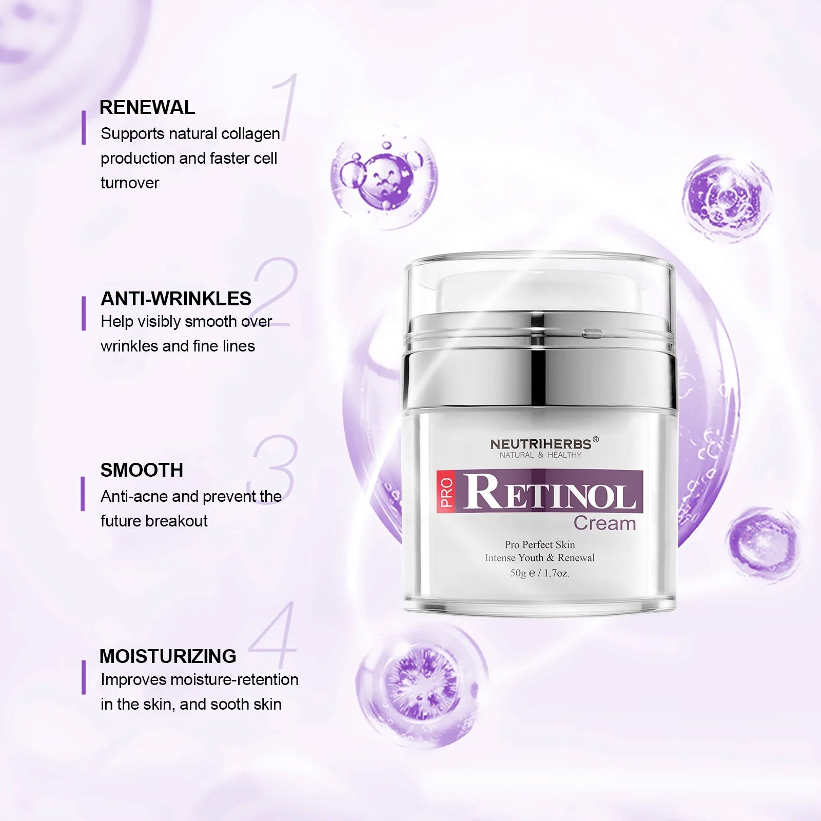 Neutriherbs® PRO Retinol Cream 0,5% | 50g