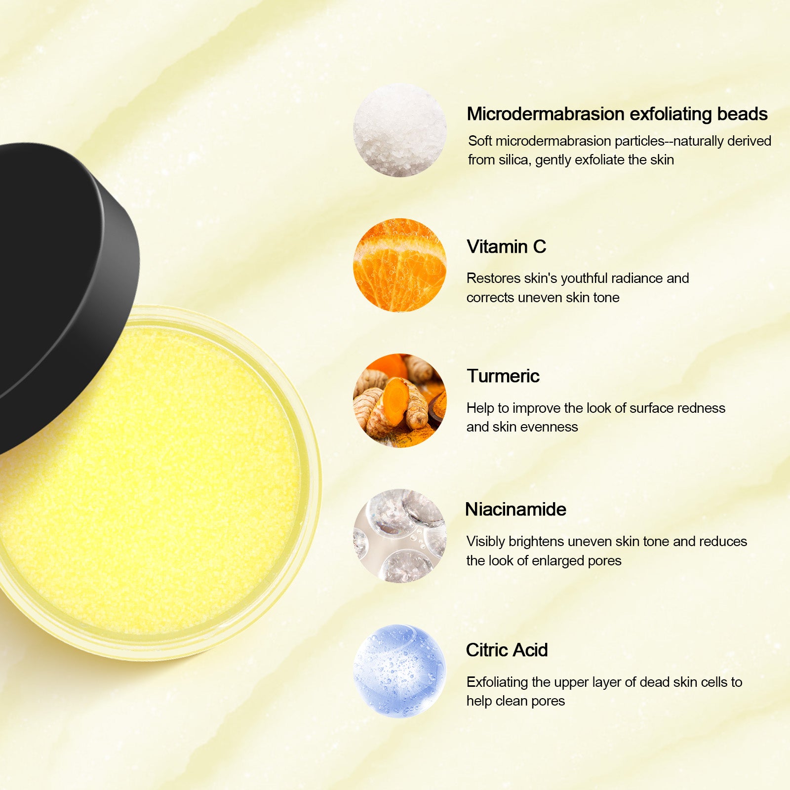 Neutriherbs® Vitamin C + Turmeric Facial Scrub 50g