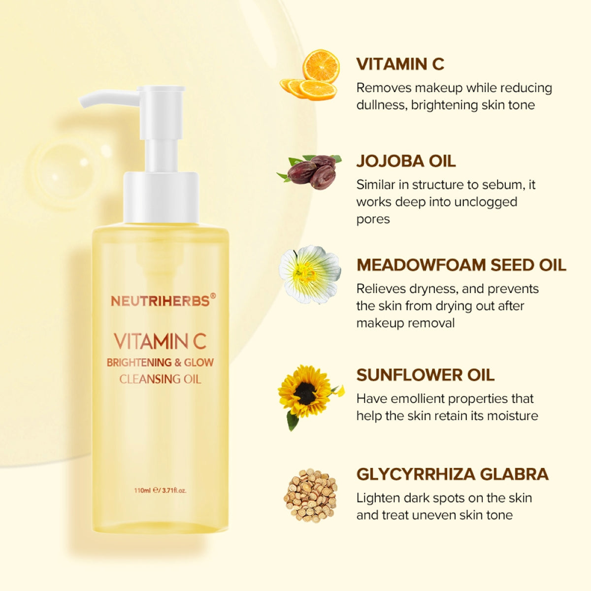Neutriherbs® Vitamin C Cleansing Oil 110ml