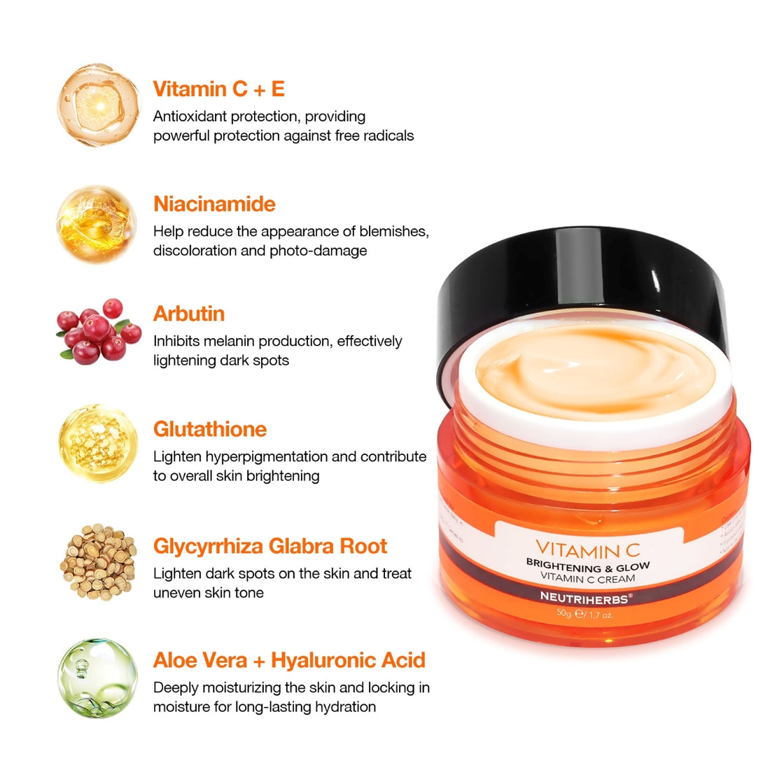 Neutriherbs® Vitamin C Cream 50g
